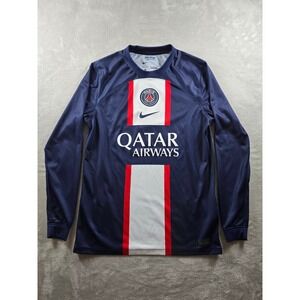 Paris Saint Germain PSG Soccer Jersey Mens M Nike Long Sleeve 2022-23 DJ7661